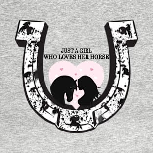 Horseshoe. Horse Lover T-Shirt